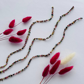 Бусины для рукоделия из Турмалина микс крошка, Артикул: 101528 - изображение товара №3