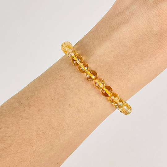 Браслет из Цитрина, Артикул: 079098 - изображение товара №1
