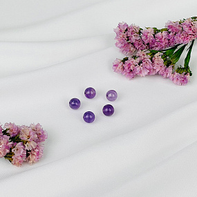 Бусины для украшений из Аметиста (5 шт), Артикул: 116467 - изображение товара №1