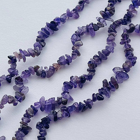 Бусины для рукоделия из Аметиста крошка, Артикул: 101524 - изображение товара №1