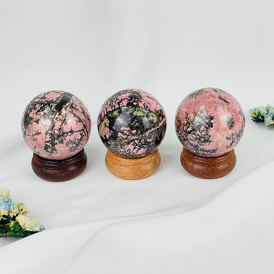 Шар из Родонита, Артикул: 088267 - изображение товара №1