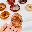 Сердолик с друзой из Кварца