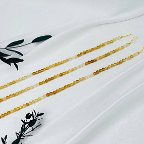 Бусины для украшений из Цитрина (96 бусин)