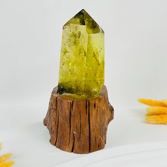 Кристалл из Цитрина на подставке, Артикул: 113384 - изображение товара №3