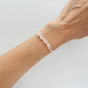 Браслет из Розового кварца, Артикул: 100179 - изображение товара №2