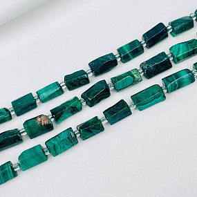 Бусины для украшений из Малахита