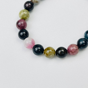 Браслет из Турмалина микс, Артикул: 078266 - изображение товара №3