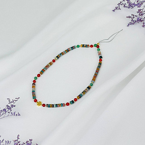 Держатель для телефона из океанической Яшмы и Сердолика, Артикул: 118149 - изображение товара №1