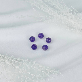 Бусины для украшений из Аметиста (5 шт), Артикул: 117528 - изображение товара №1