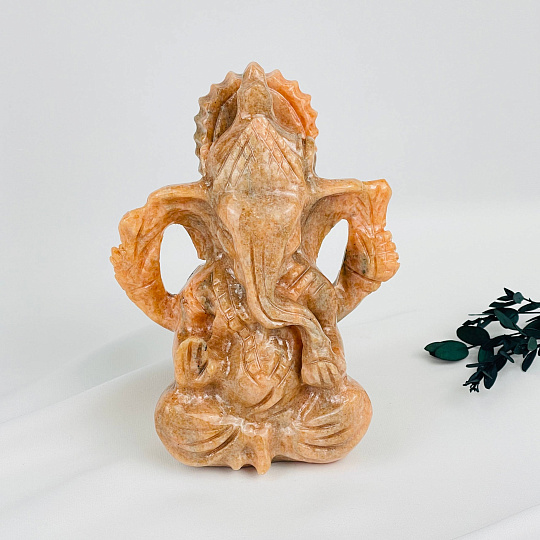 Статуэтка Ганеша из Яшмы, Артикул: 118012 - изображение товара №2