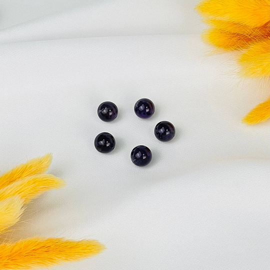 Бусины для украшений из Аметиста (5 шт), Артикул: 117251 - изображение товара №1