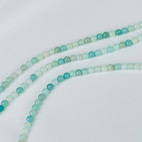 Бусины для украшений из Амазонита (84 бусины)