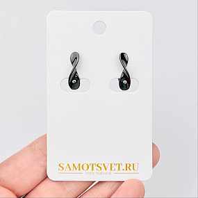 Швензы для сережек с Фианитами, Артикул: 056875 - изображение товара №1