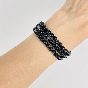 Бусины для украшений из полосатого Агата (78 бусин), Артикул: 117288 - изображение товара №2