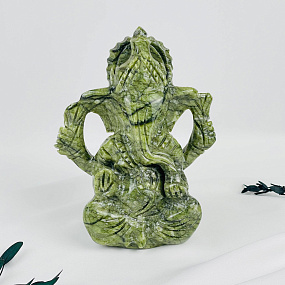 Статуэтка Ганеша из Змеевика, Артикул: 118015 - изображение товара №2