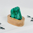 Срез Малахита на подставке