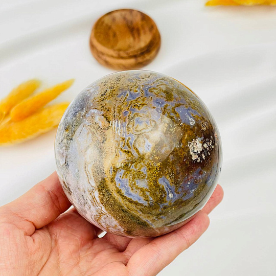 Шар из океанической Яшмы, Артикул: 082764 - изображение товара №2