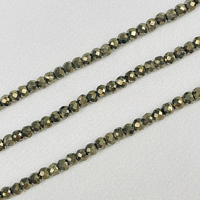 Бусины для украшений из Пирита (155 бусин)