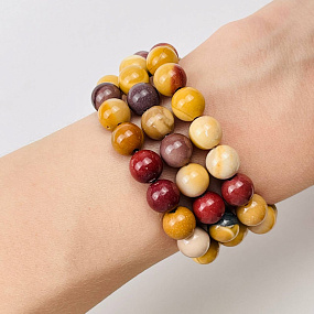 Бусины для рукоделия Яшма "Мукаит", Артикул: 053615 - изображение товара №2