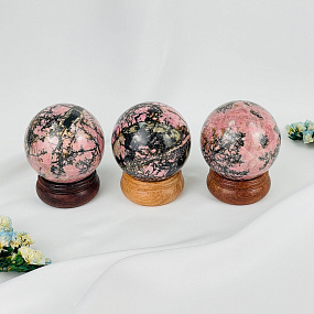 Шар из Родонита, Артикул: 088267 - изображение товара №1