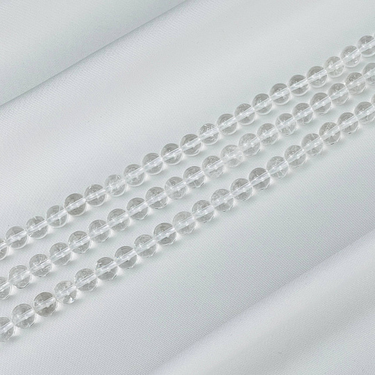 Бусины для украшений из Горного Хрусталя (45 бусин), Артикул: 078403 - изображение товара №1
