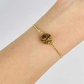 Браслет регулируемый с Яшмой, Артикул: 117851 - изображение товара №2