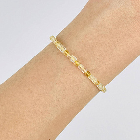 Браслет из лиммонного Кварца