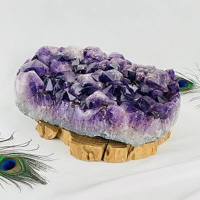 Друза Аметиста на подставке, Артикул: 112858 - изображение товара №1