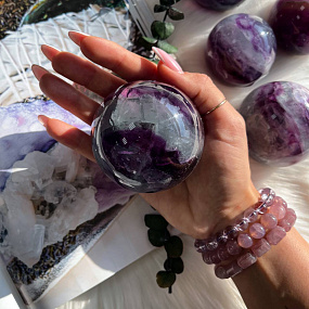 Шар из Флюорита