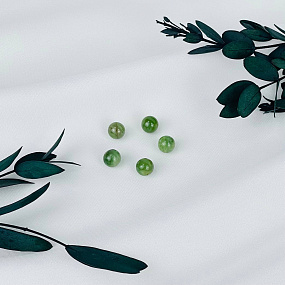 Бусины для украшений из Нефрита (5 шт)