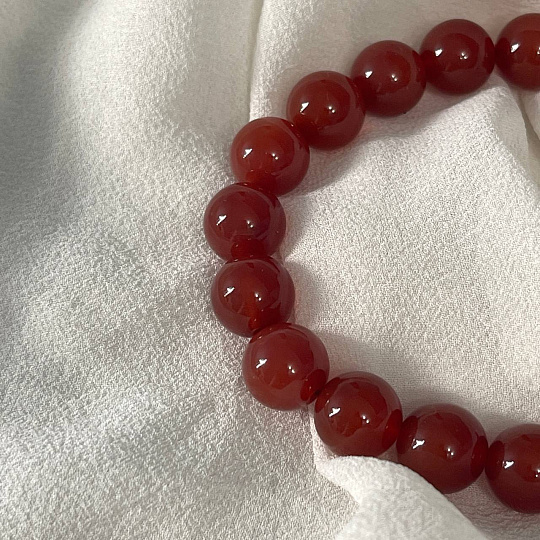 Браслет из Сердолика, Артикул: 076827 - изображение товара №3