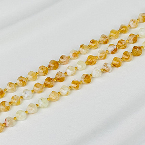 Бусины для украшений из Цитрина (32 бусины)