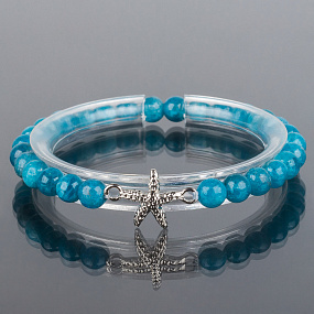 Браслет "Морская звезда" из Апатита (Бразилия)