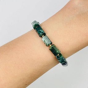 Браслет из Серафинита, Артикул: 112410 - изображение товара №2