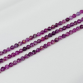 Бусины для украшений из Лепидолита (70 бусин)