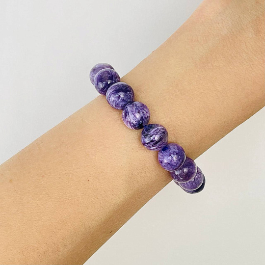 Браслет из Чароита, Артикул: 115901 - изображение товара №1