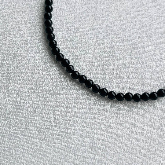 Браслет из черного Турмалина, Артикул: 099380 - изображение товара №2