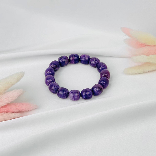 Браслет из Чароита, Артикул: 115855 - изображение товара №2