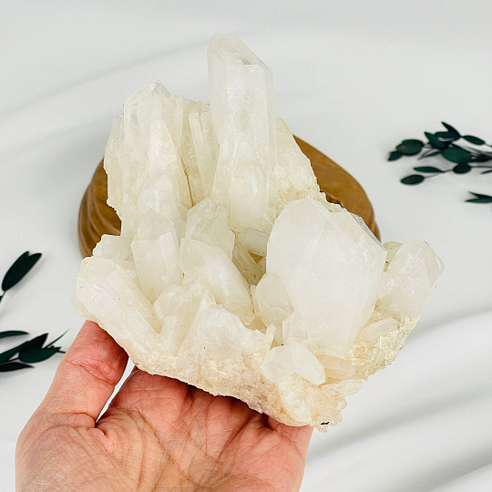 Друза Горного Хрусталя на подставке, Артикул: 117713 - изображение товара №3