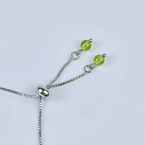 Браслет регулируемый из Цитрина, Хризолита и Тигрового глаза, Артикул: 117970 - изображение товара №3