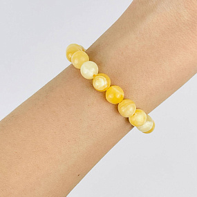 Браслет из желтого Кальцита, Артикул: 078270 - изображение товара №2