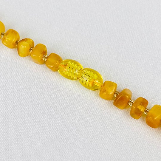 Колье из Янтаря, Артикул: 116061 - изображение товара №2