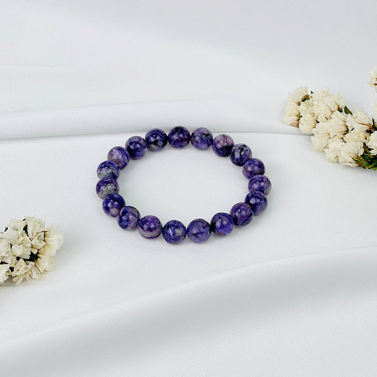 Браслет из Чароита, Артикул: 115952 - изображение товара №3