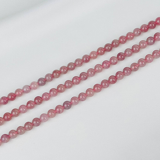 Бусины для украшений из мадагаскарского Розового кварца, Артикул: 076399 - изображение товара №1