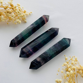 Кристалл двухконечный из Флюорита, Артикул: 101240 - изображение товара №2