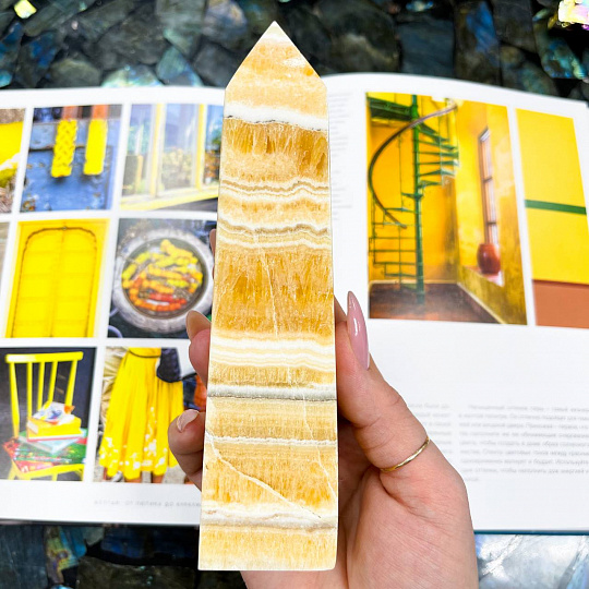 Кристалл из Кальцита желтого, Артикул: 087471 - изображение товара №1