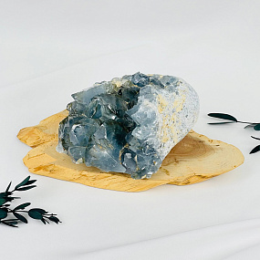 Друза Целестина на подставке, Артикул: 117688 - изображение товара №3