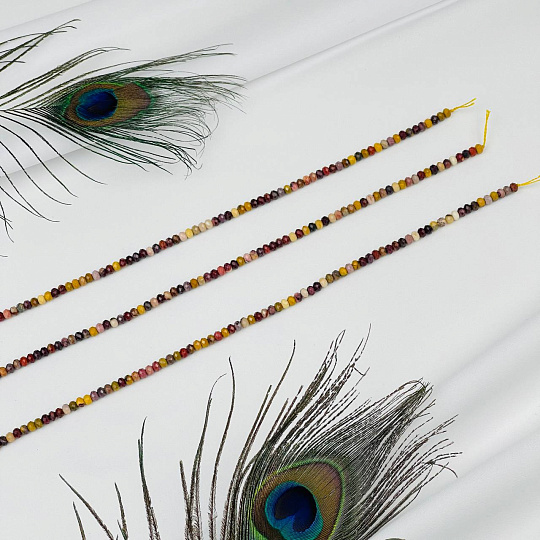 Бусины для украшений из Яшмы "Мукаит", Артикул: 080341 - изображение товара №3