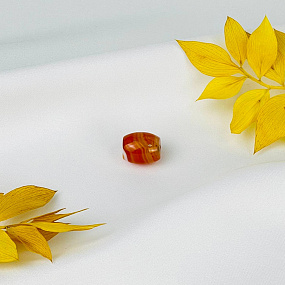 Бусины для украшений из Сардоникса (1 шт), Артикул: 117255 - изображение товара №1