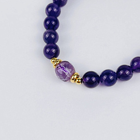 Браслет из Аметиста, Артикул: 117869 - изображение товара №2